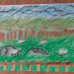 KREATIVNE POČITNICE - nastala risba