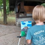 Kreativne počitnice - slikanje akril na platno