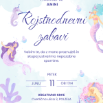 Vabilo na ustvarjalni rojstni dan