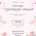 vabilo na rojstni dan